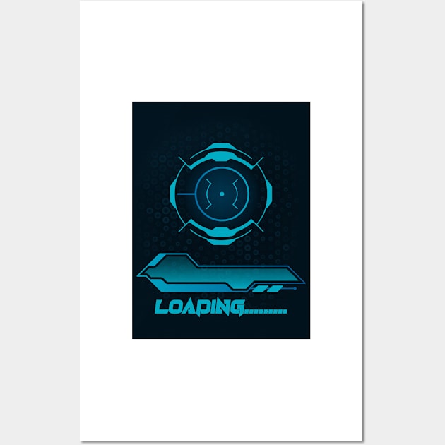 Futuristic loading Wall Art by Fashionlinestor